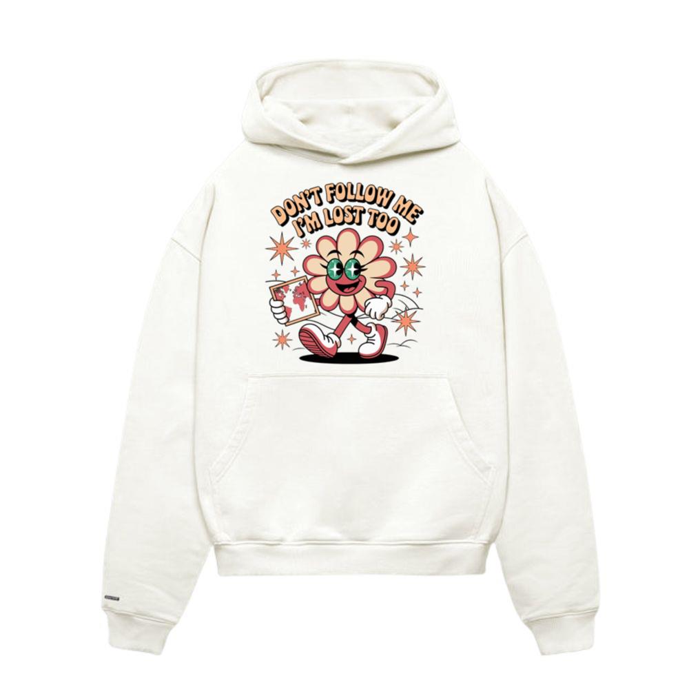 Don’t Follow Me I’m Lost Too Funny Flower Character Hoodies