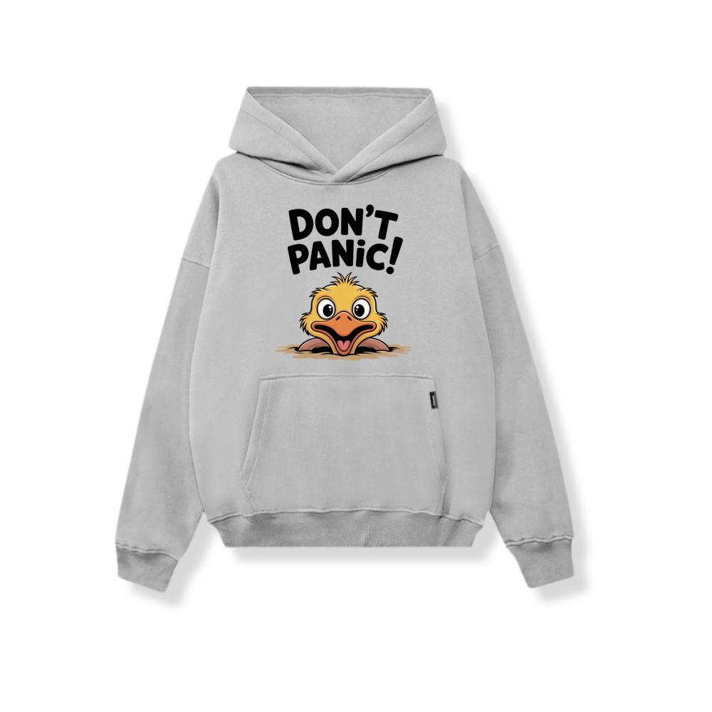 Don’t Panic Surprised Duck Cartoon Artwork Hoodies