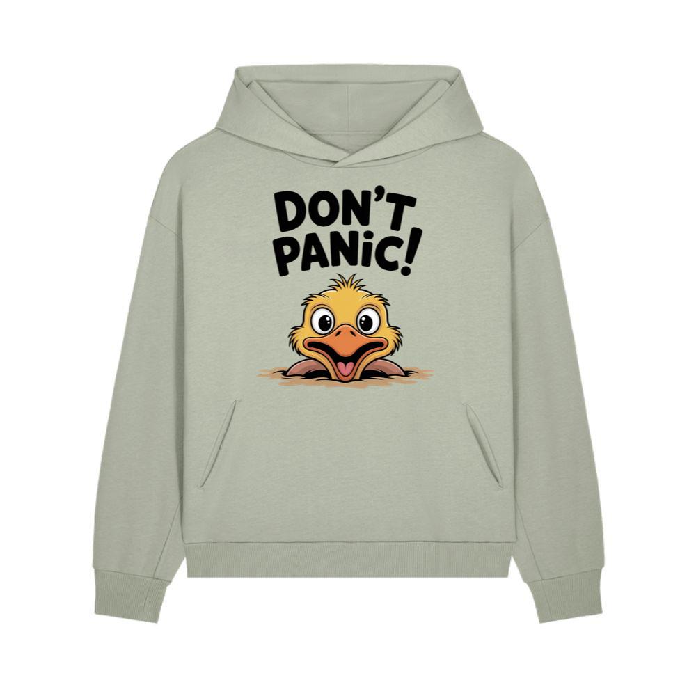 Don’t Panic Surprised Duck Cartoon Artwork Hoodies