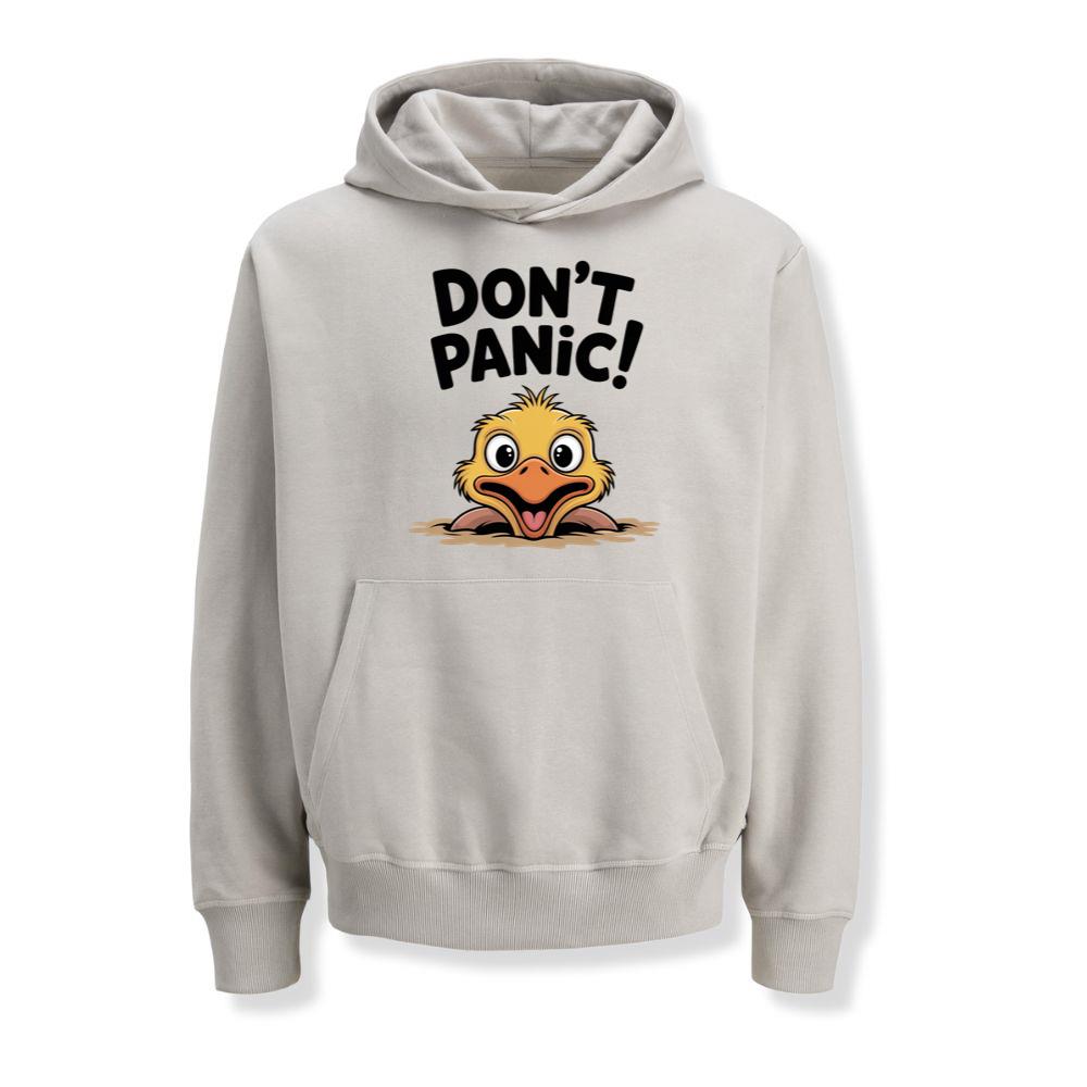 Don’t Panic Surprised Duck Cartoon Artwork Hoodies