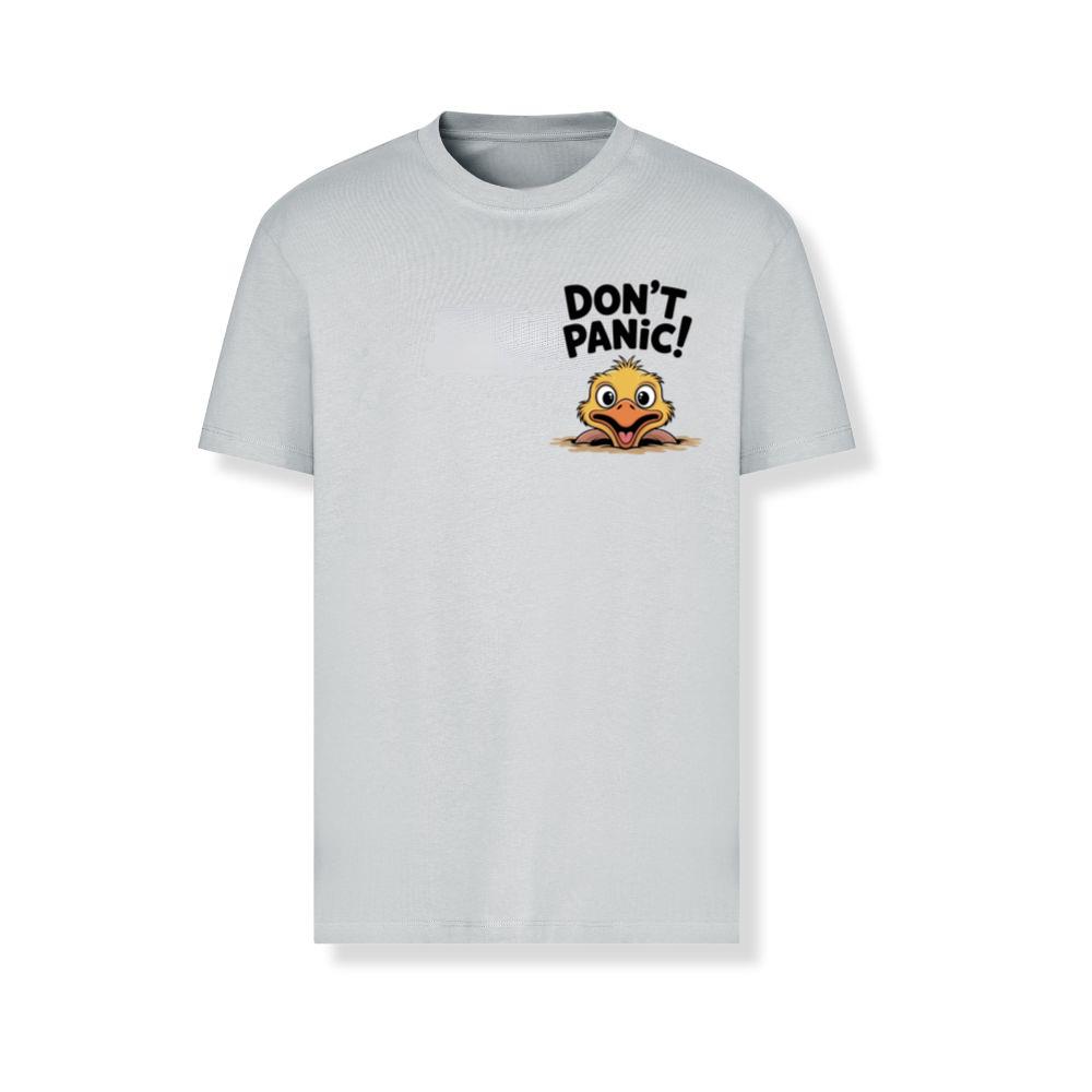 Don’t Panic Surprised Duck Cartoon Artwork T-Shirts