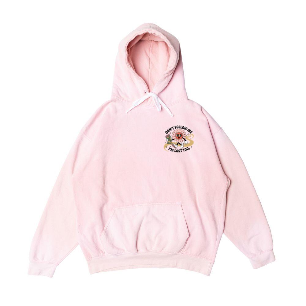 Dont Follow Me Im Lost Too Funny Cartoon Design Hoodie