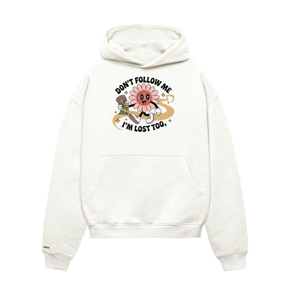 Dont Follow Me Im Lost Too Funny Cartoon Design Hoodies