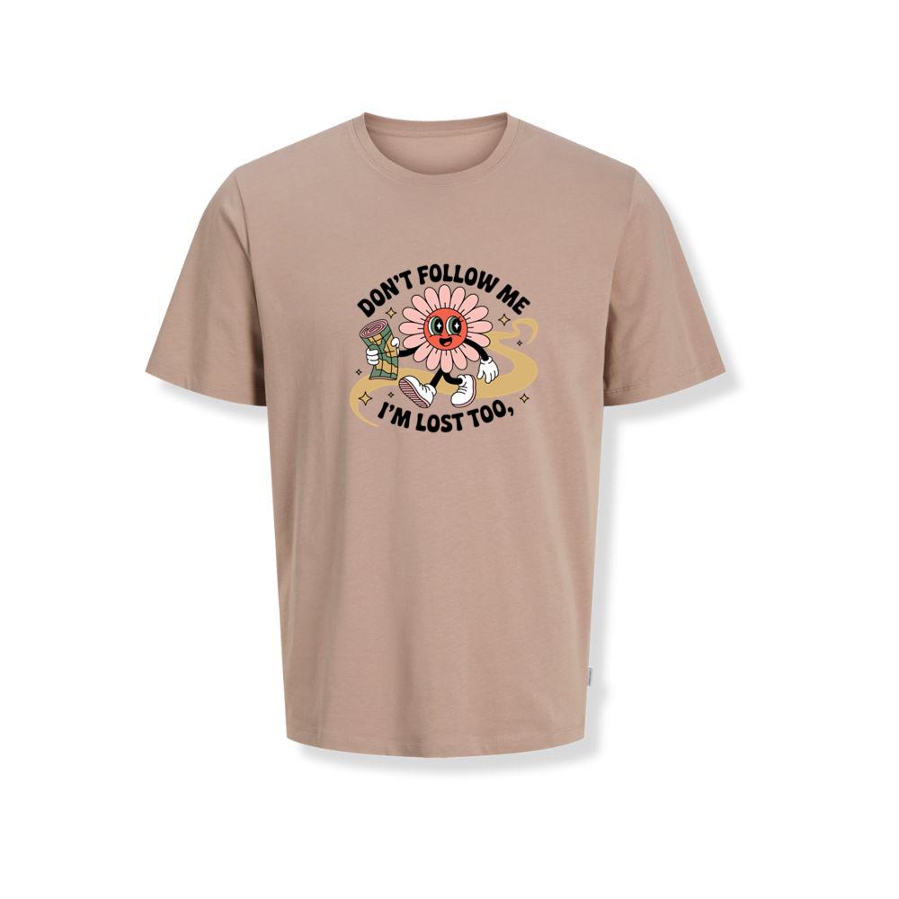 Dont Follow Me Im Lost Too Funny Cartoon Design T-Shirts