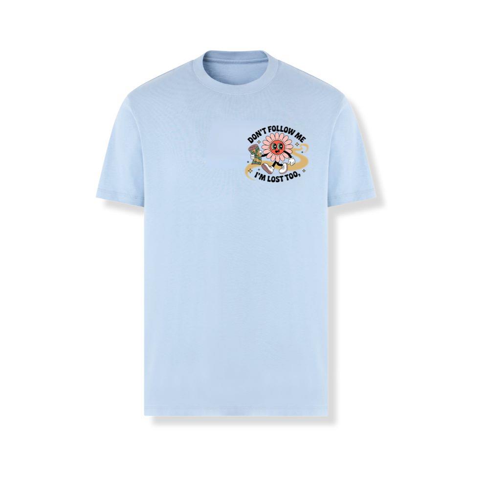 Dont Follow Me Im Lost Too Funny Cartoon Design T-Shirts