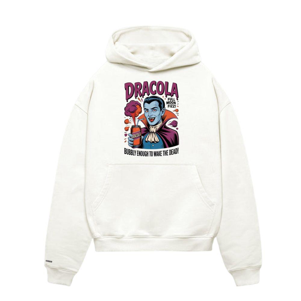Dracula Retro Vampire Funny Drink Poster Style Hoodies