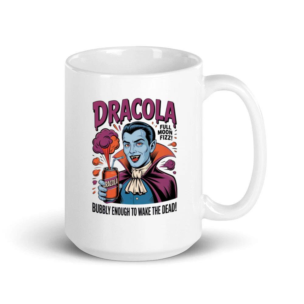 Dracula Retro Vampire Funny Drink Poster Style Mug
