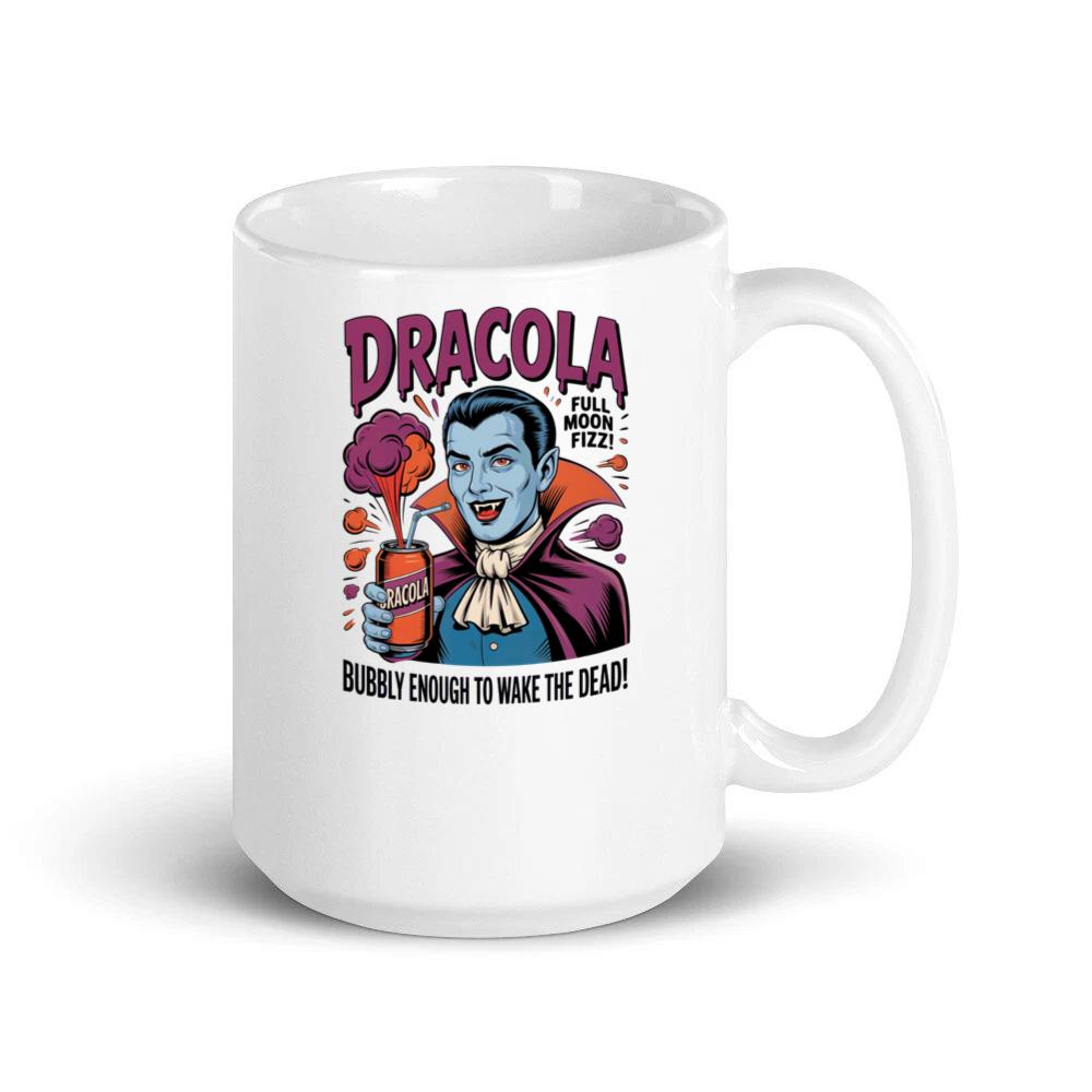 Dracula Retro Vampire Funny Drink Poster Style Mug
