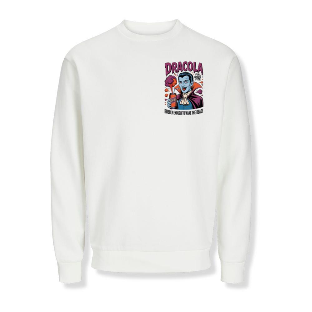 Dracula Retro Vampire Funny Drink Poster Style Sweatshirts