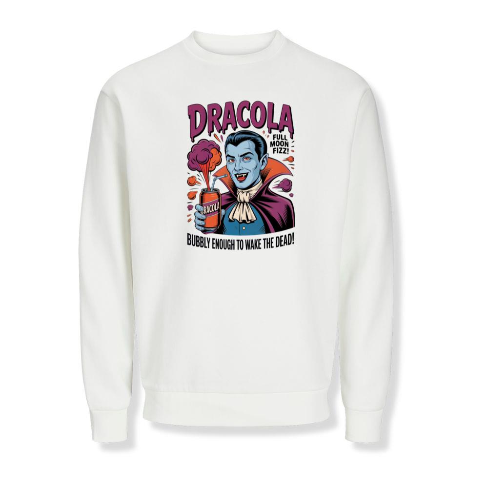 Dracula Retro Vampire Funny Drink Poster Style Sweatshirts