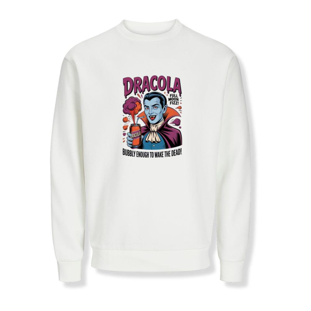 Dracula Retro Vampire Funny Drink Poster Style Sweatshirts