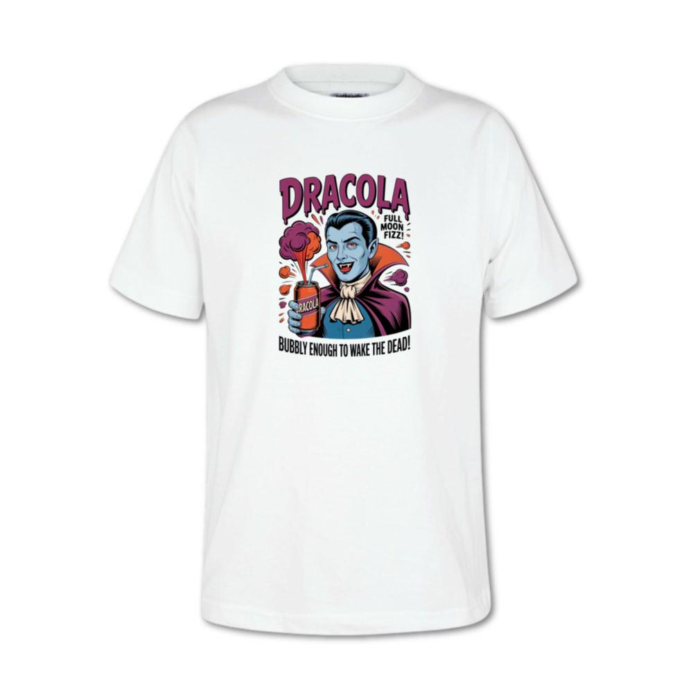 Dracula Retro Vampire Funny Drink Poster Style T-Shirts