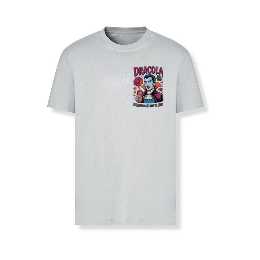 Dracula Retro Vampire Funny Drink Poster Style T-Shirts
