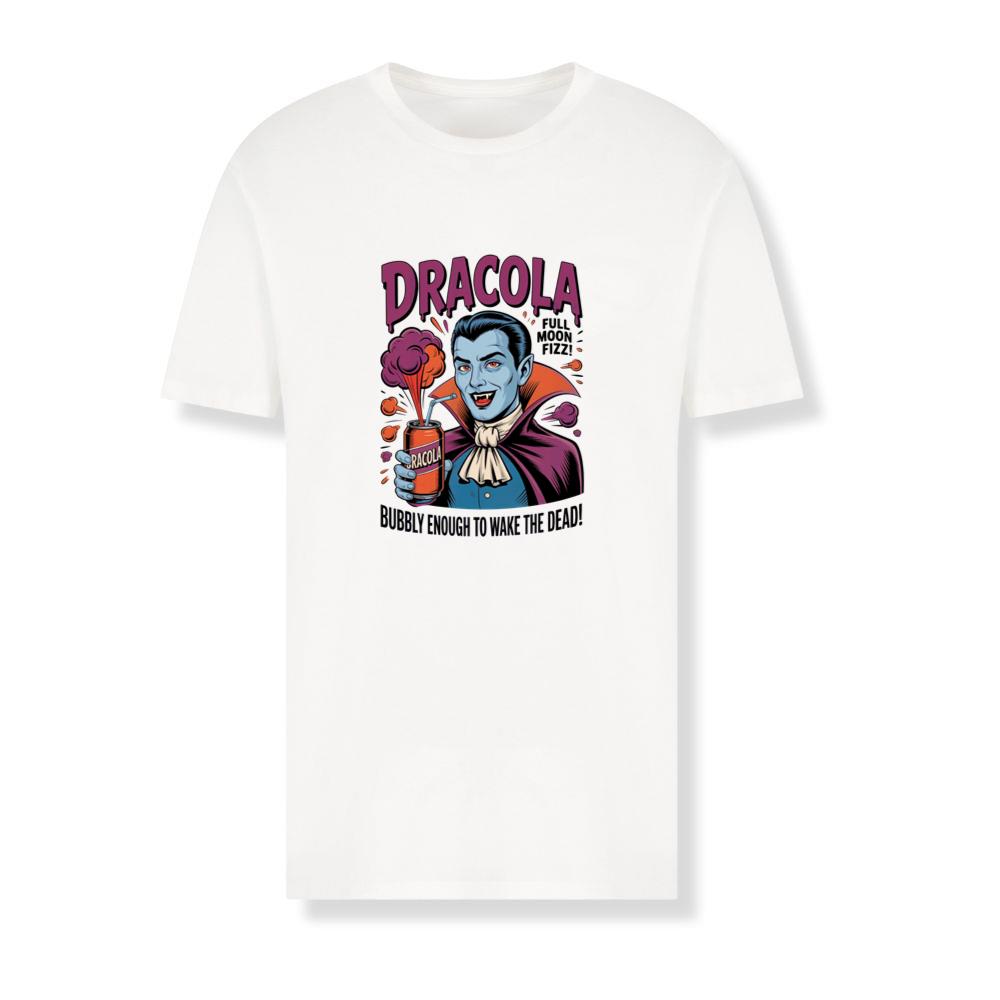 Dracula Retro Vampire Funny Drink Poster Style T-Shirts