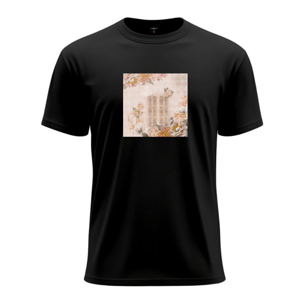 Dreamy Floral Collage with Rotary Phone T-Shirts