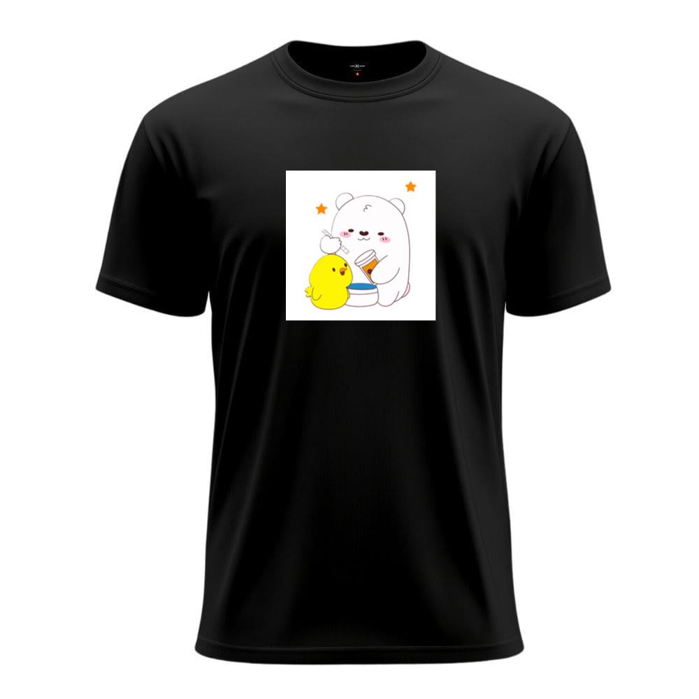 Drink Time with Bear and Chick T-Shirts
