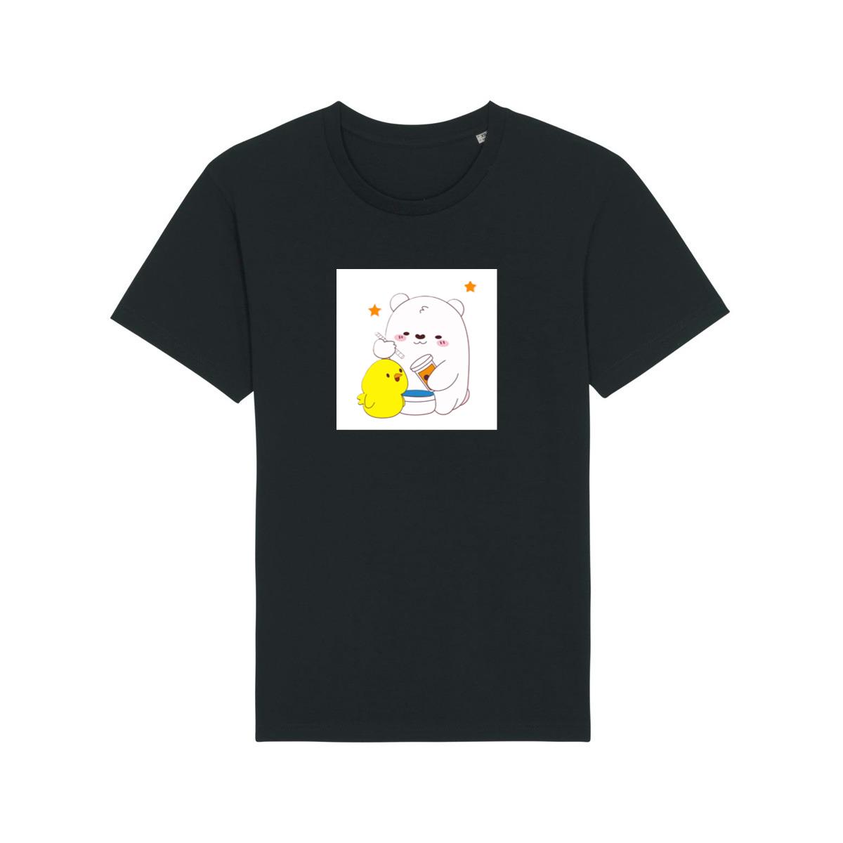 Drink Time with Bear and Chick T-Shirts