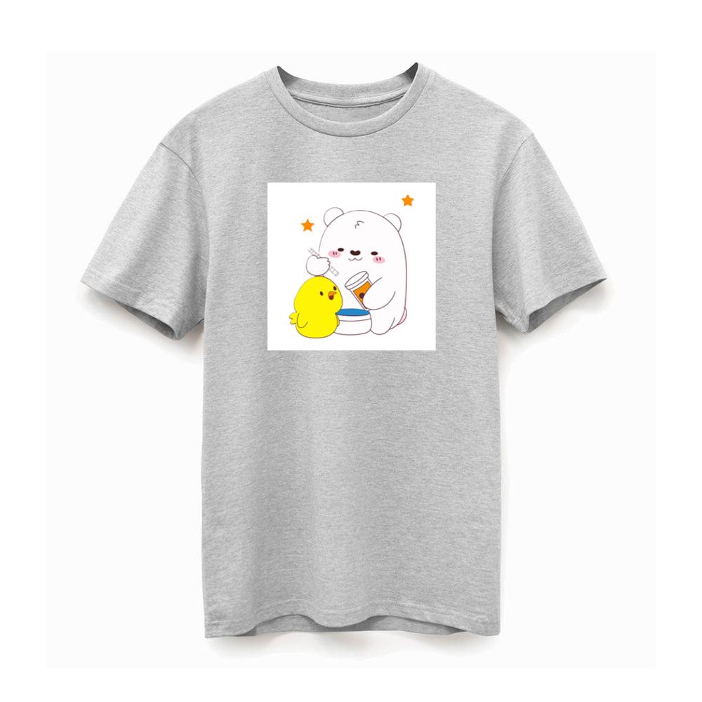 Drink Time with Bear and Chick T-Shirts