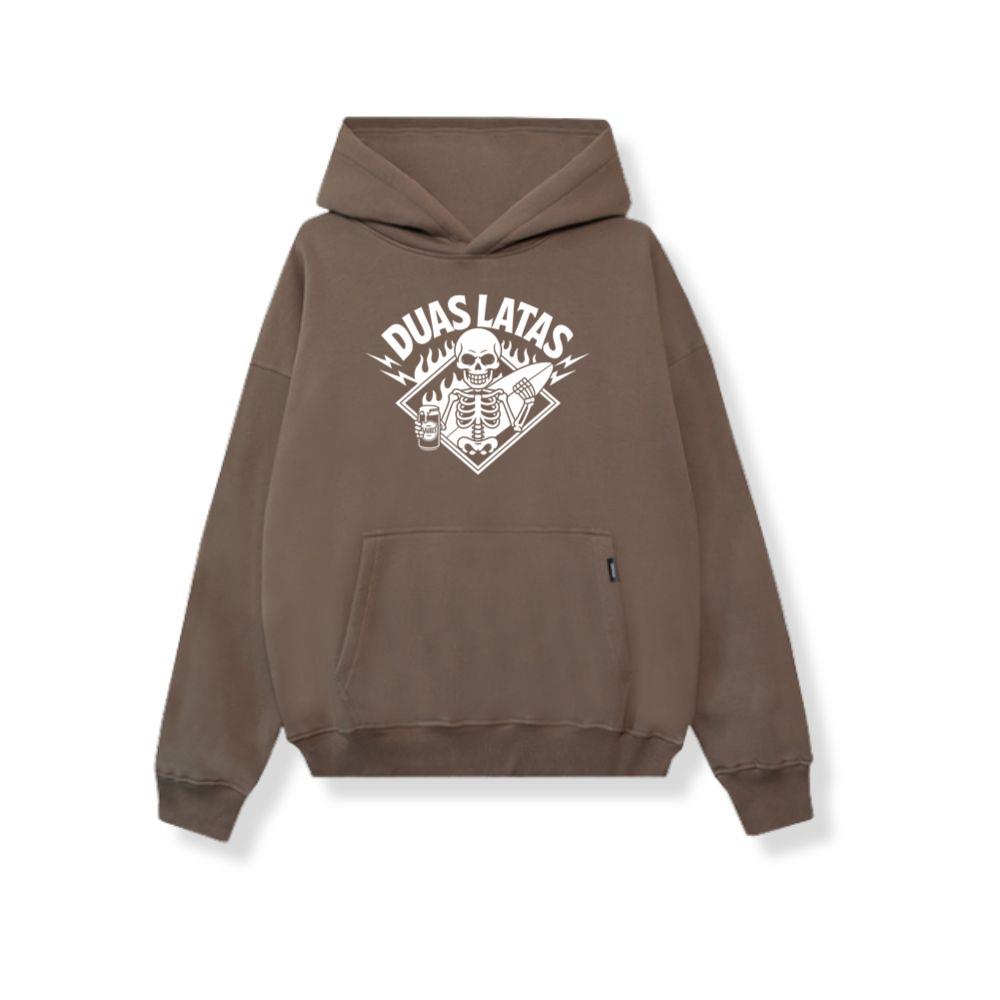 Duas Latas Skeleton Music Graphic Hoodie - Image 3