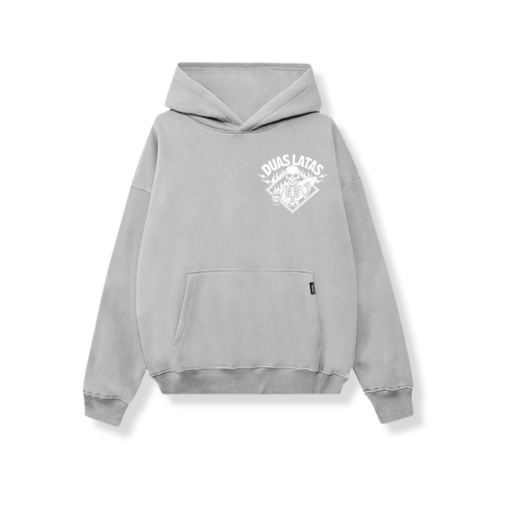 Duas Latas Skeleton Music Graphic Hoodie
