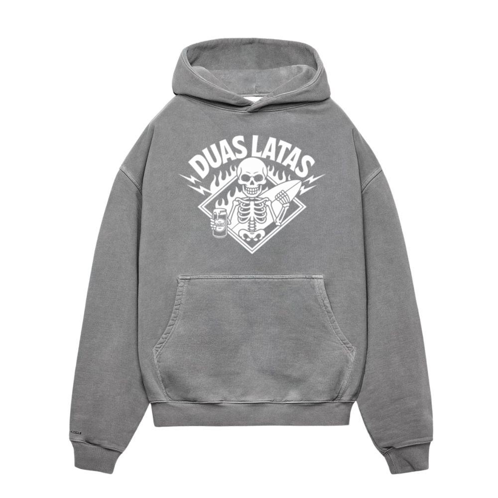 Duas Latas Skeleton Music Graphic Hoodies