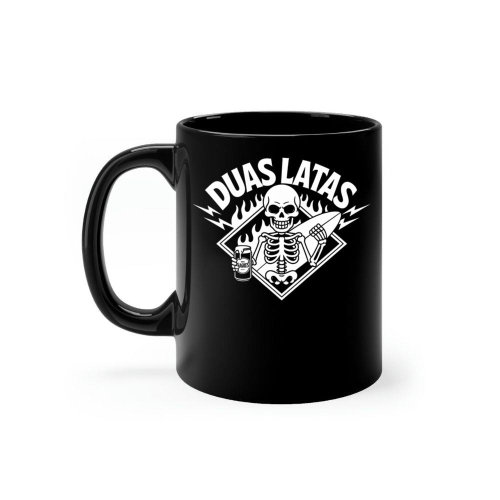 Duas Latas Skeleton Music Graphic Mug