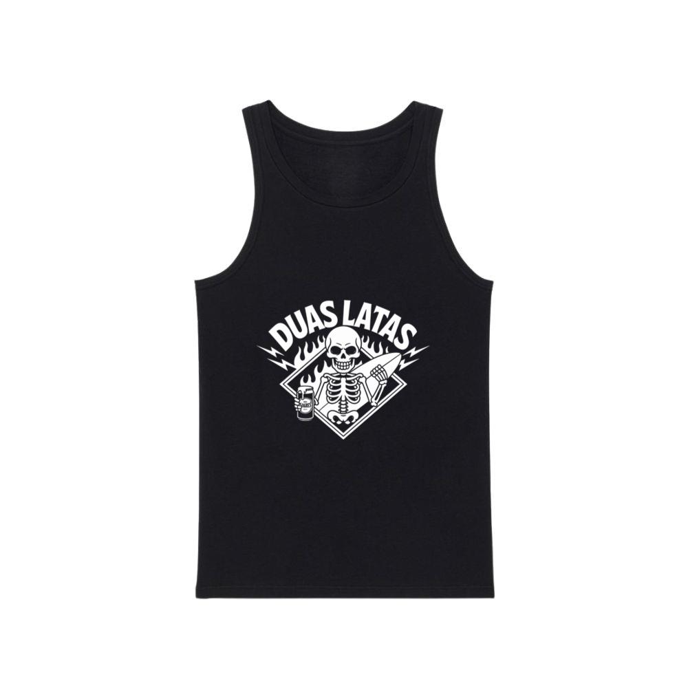 Duas Latas Skeleton Music Graphic TankTop Men