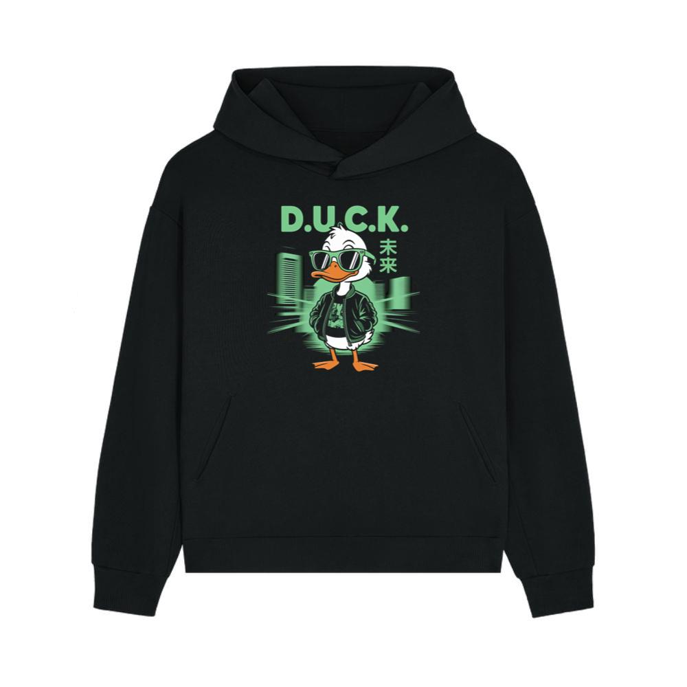 Duck Cool Streetwear Cartoon Character Hoodie