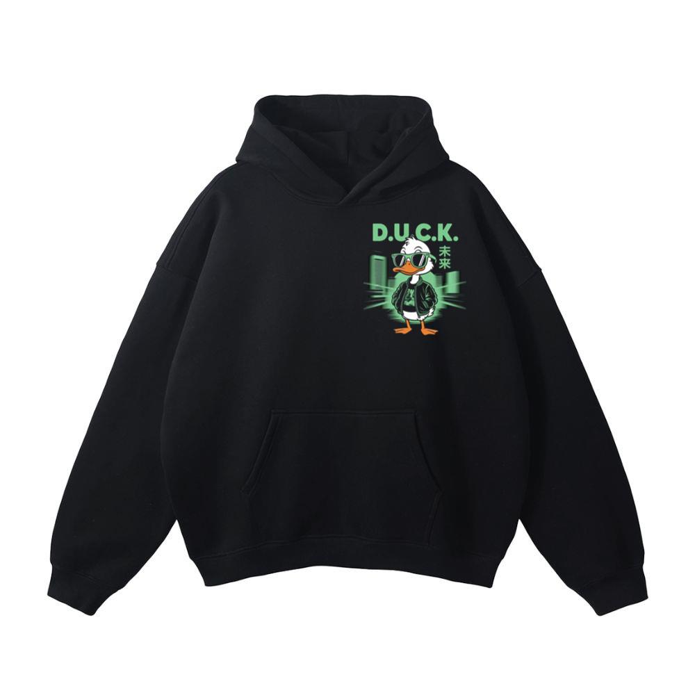 Duck Cool Streetwear Cartoon Character Hoodie