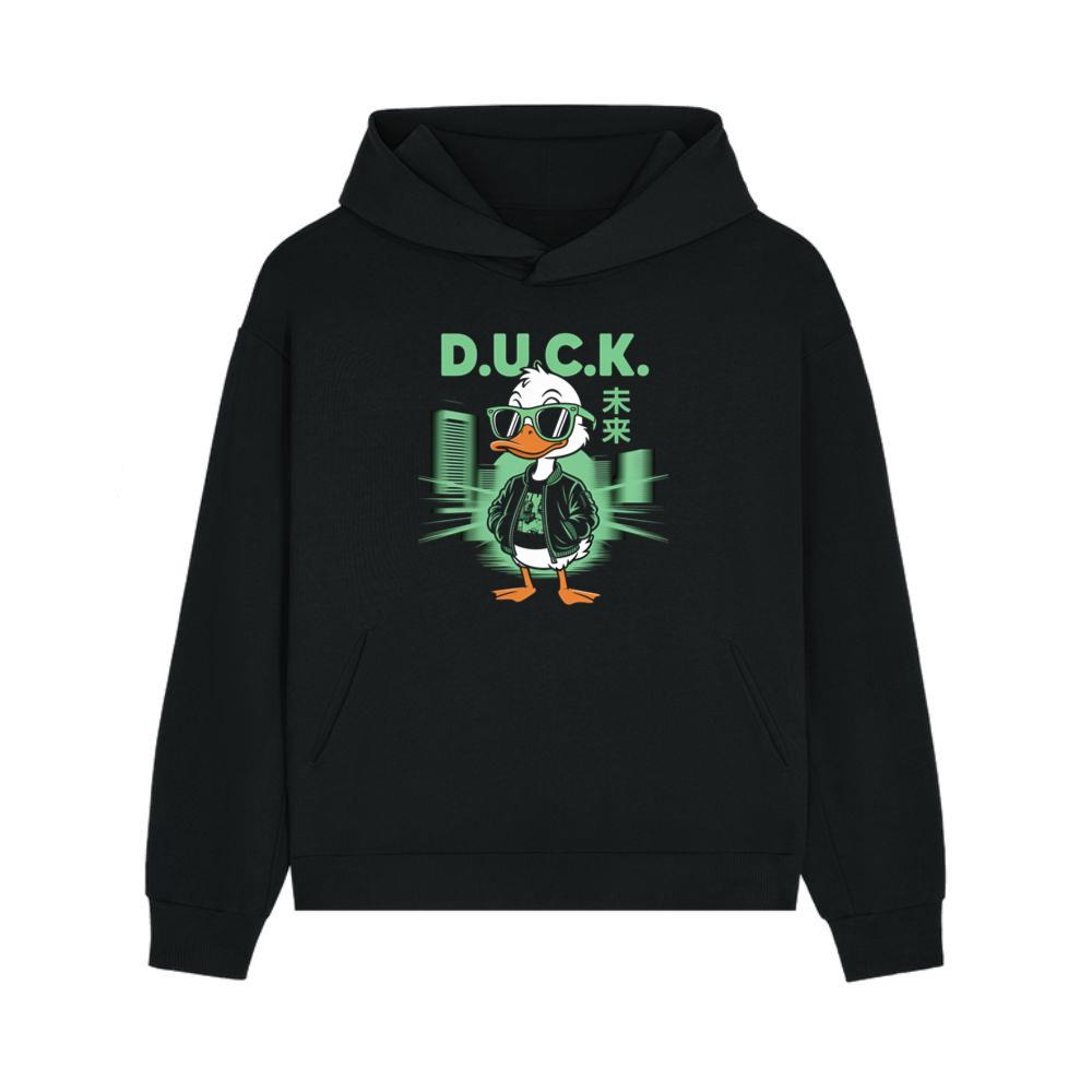 Duck Cool Streetwear Cartoon Character Hoodie