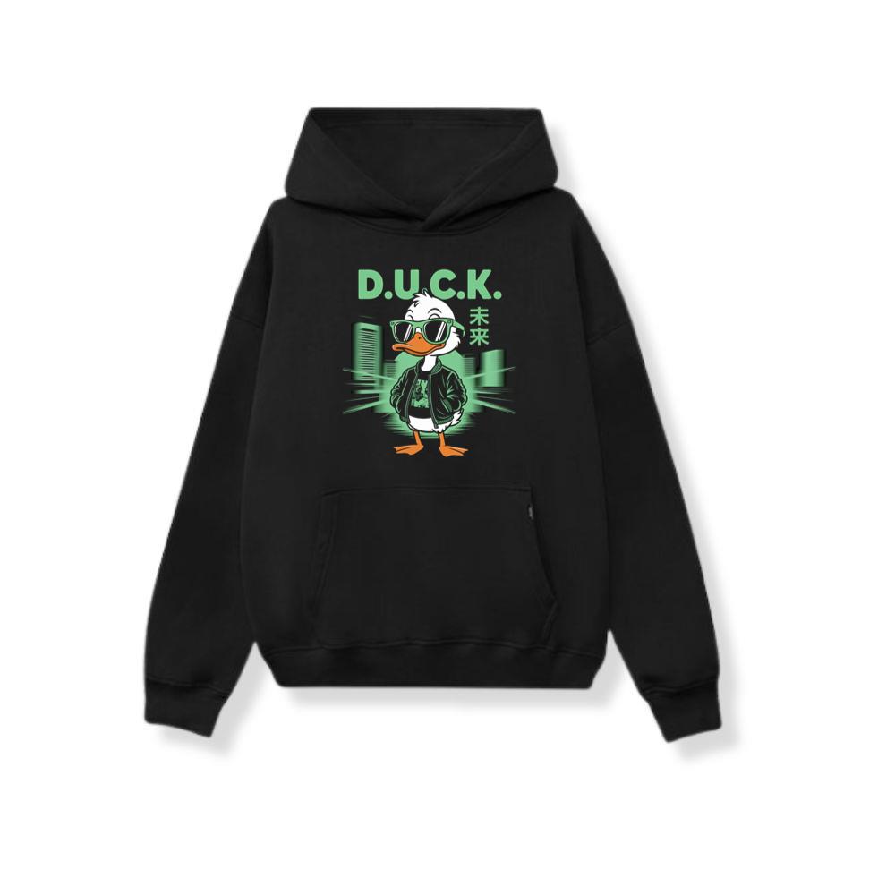 Duck Cool Streetwear Cartoon Character Hoodie