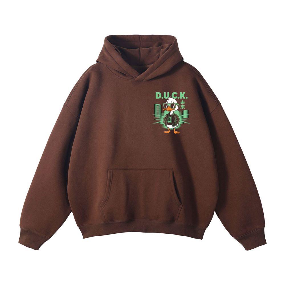 Duck Cool Streetwear Cartoon Character Hoodie - Image 3