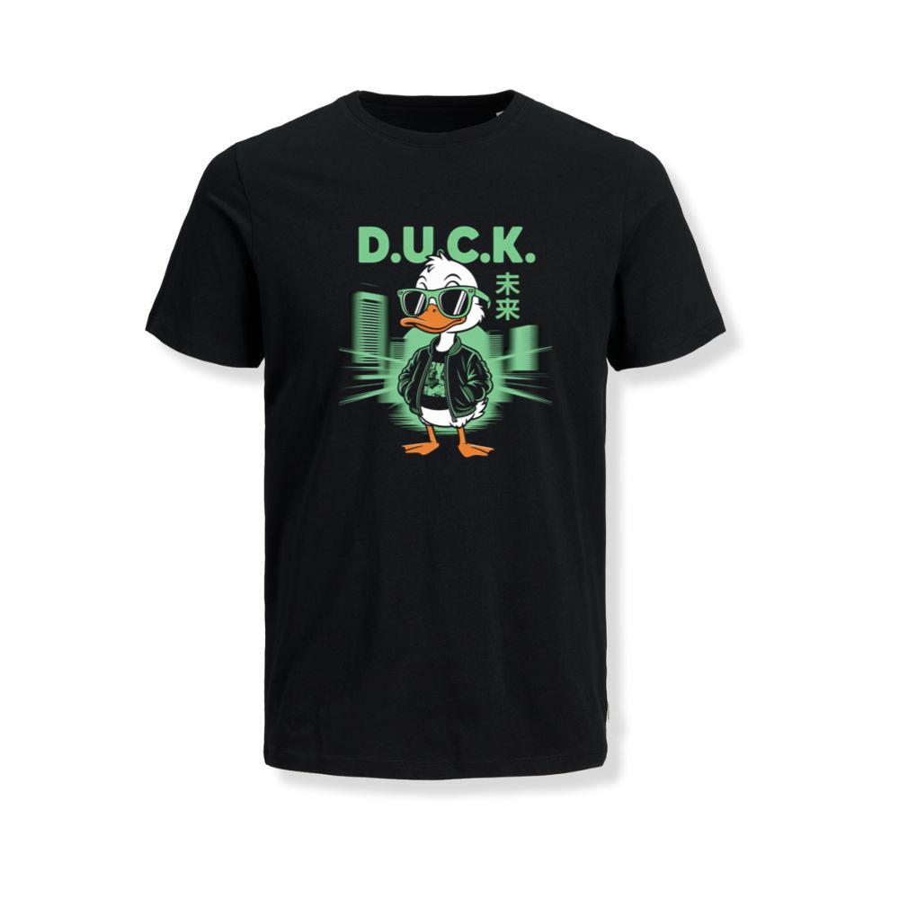 Duck Cool Streetwear Cartoon Character T-Shirt