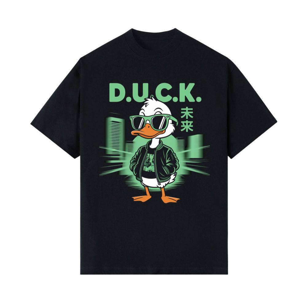 Duck Cool Streetwear Cartoon Character T-Shirts