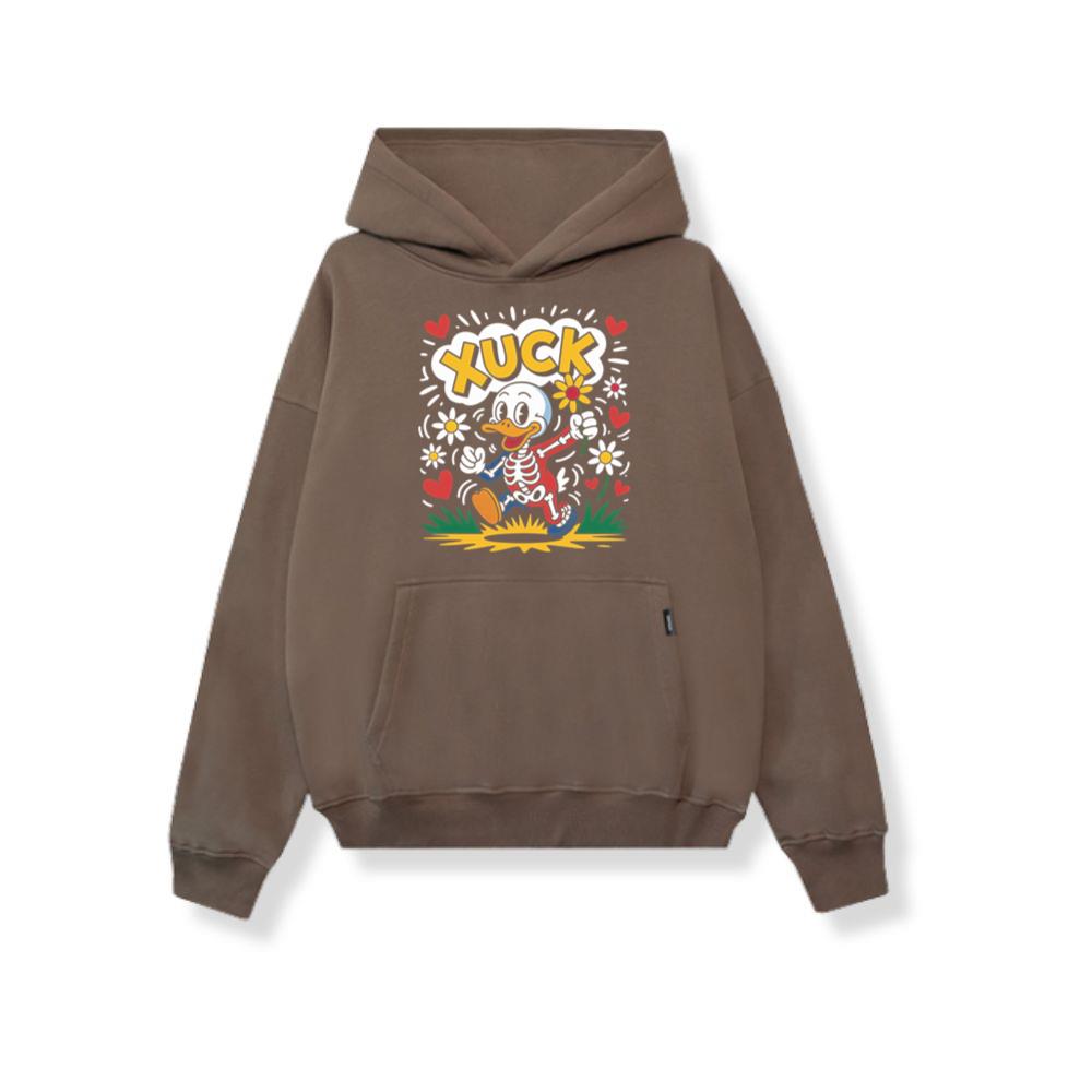 Duck Love Retro Cartoon Graphic Hoodies 2