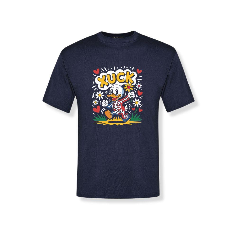 Duck Love Retro Cartoon Graphic T-Shirt 2