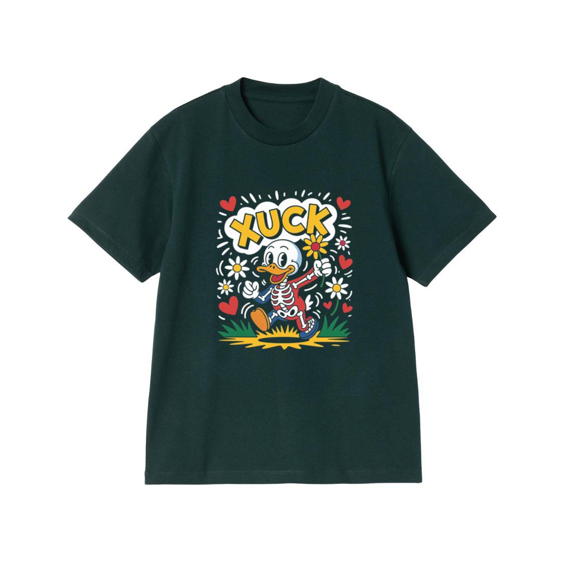 Duck Love Retro Cartoon Graphic T-Shirt - Image 2