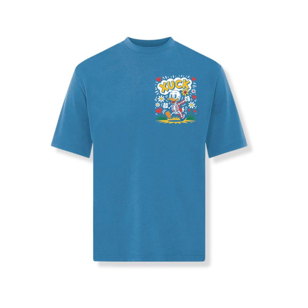 Duck Love Retro Cartoon Graphic T-Shirt - Image 2