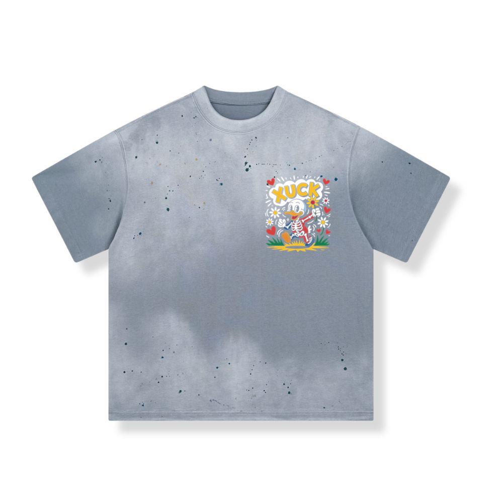 Duck Love Retro Cartoon Graphic T-Shirts