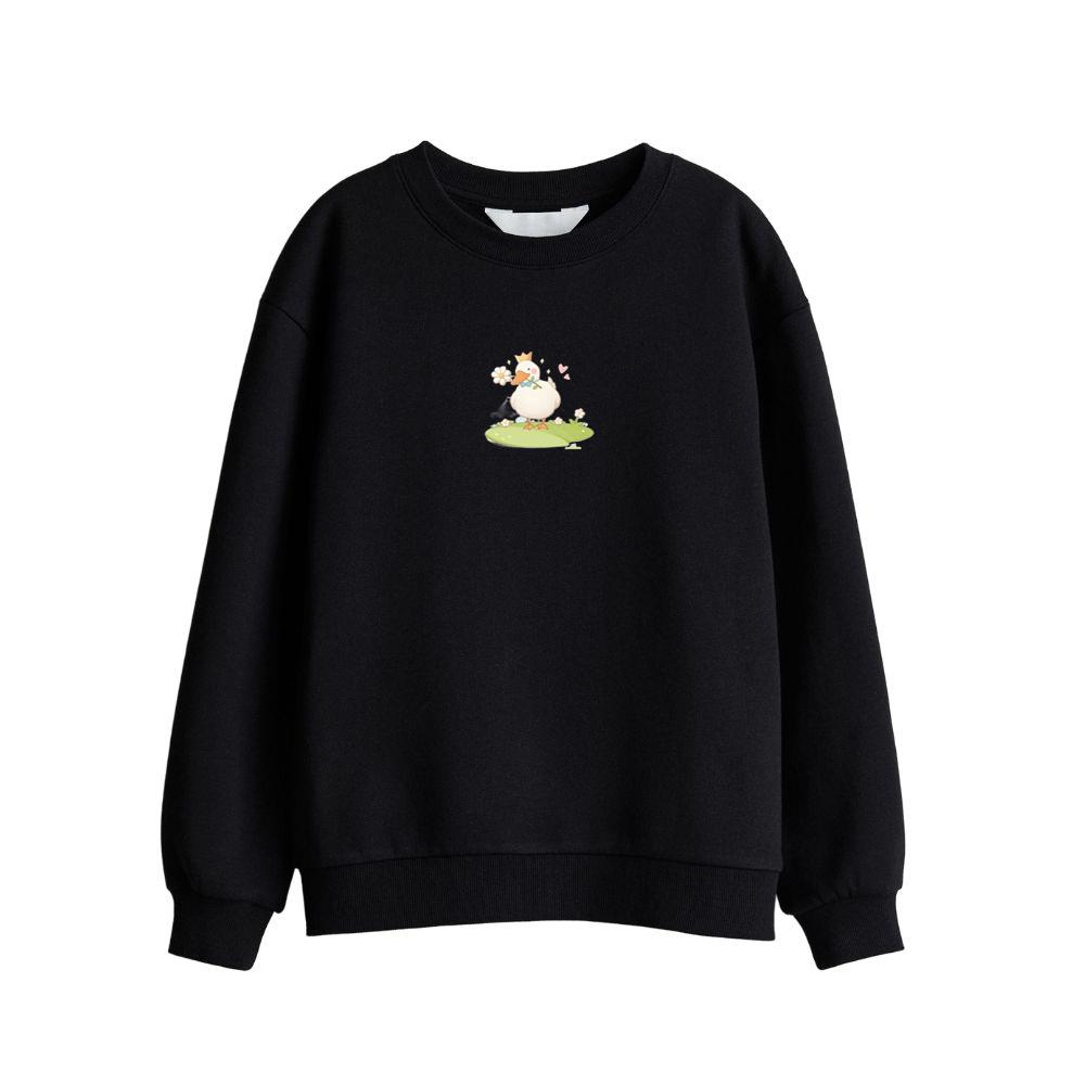 Duck Prince with a Daisy Sweatshirts