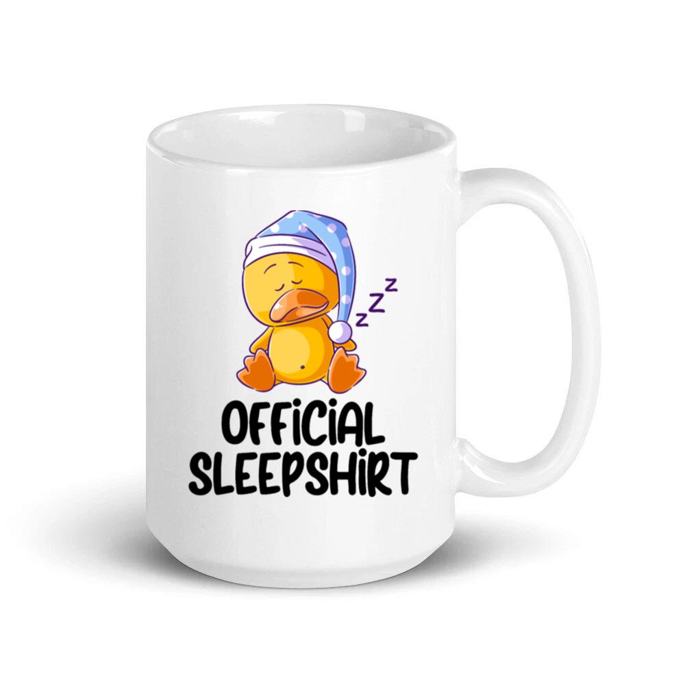 Duck with Nightcap Sleeping Official Sleep Shirt Mug