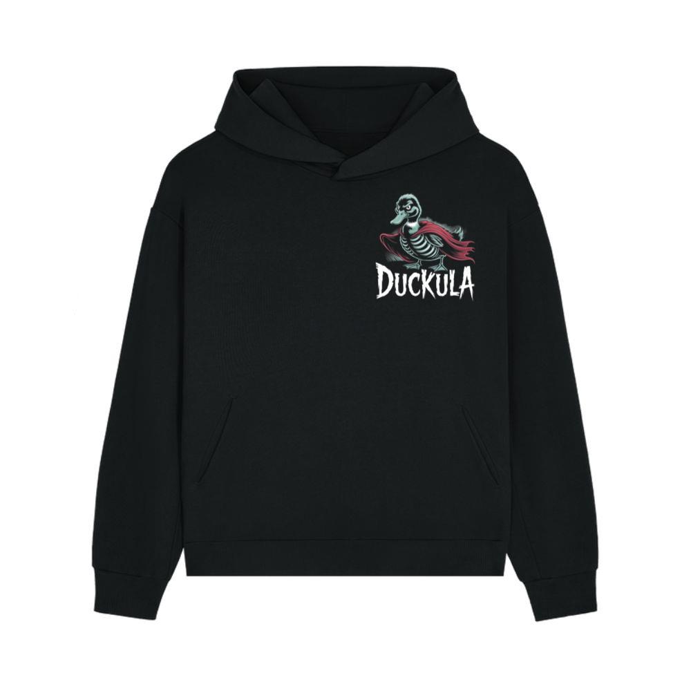 Duckula Skeleton Duck Horror Cartoon Graphic Hoodie
