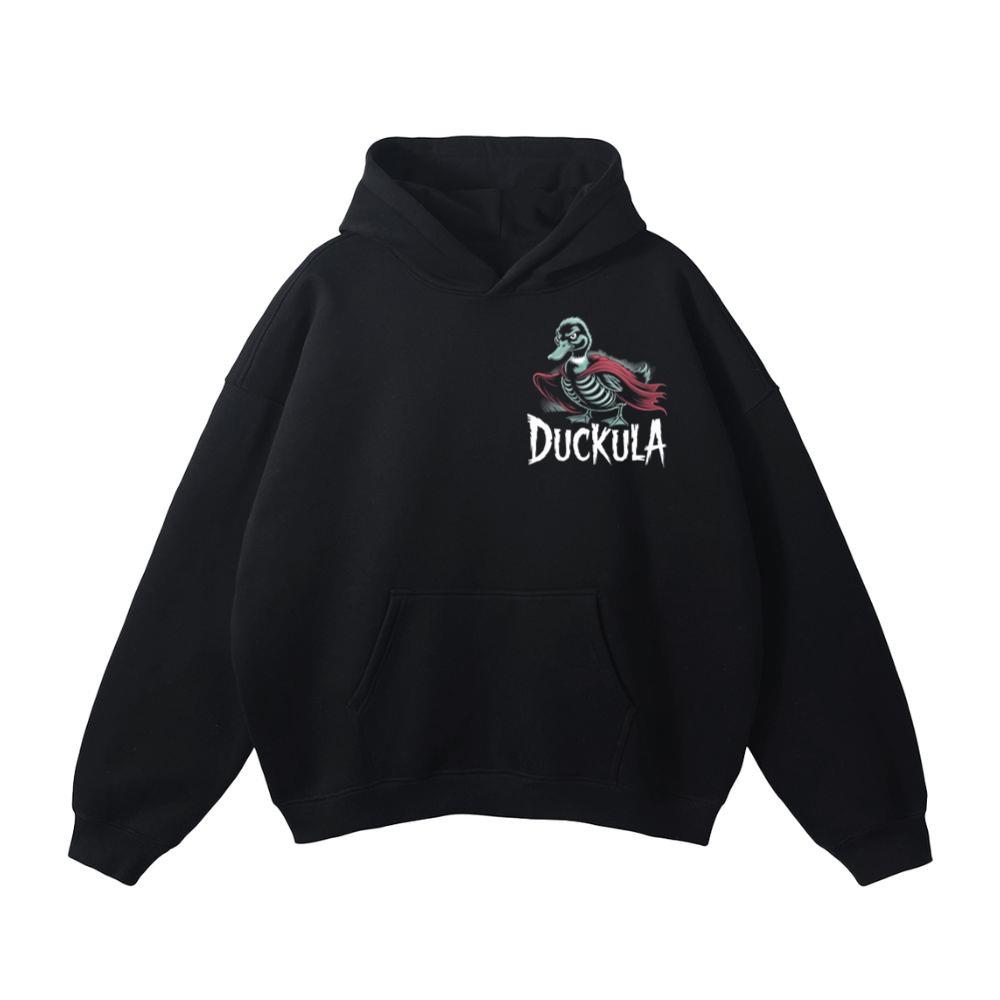 Duckula Skeleton Duck Horror Cartoon Graphic Hoodie