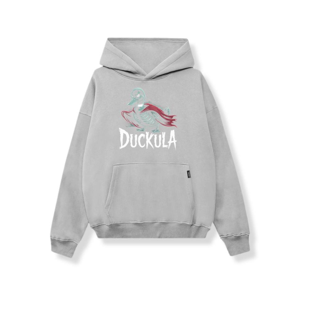Duckula Skeleton Duck Horror Cartoon Graphic Hoodie - Image 3