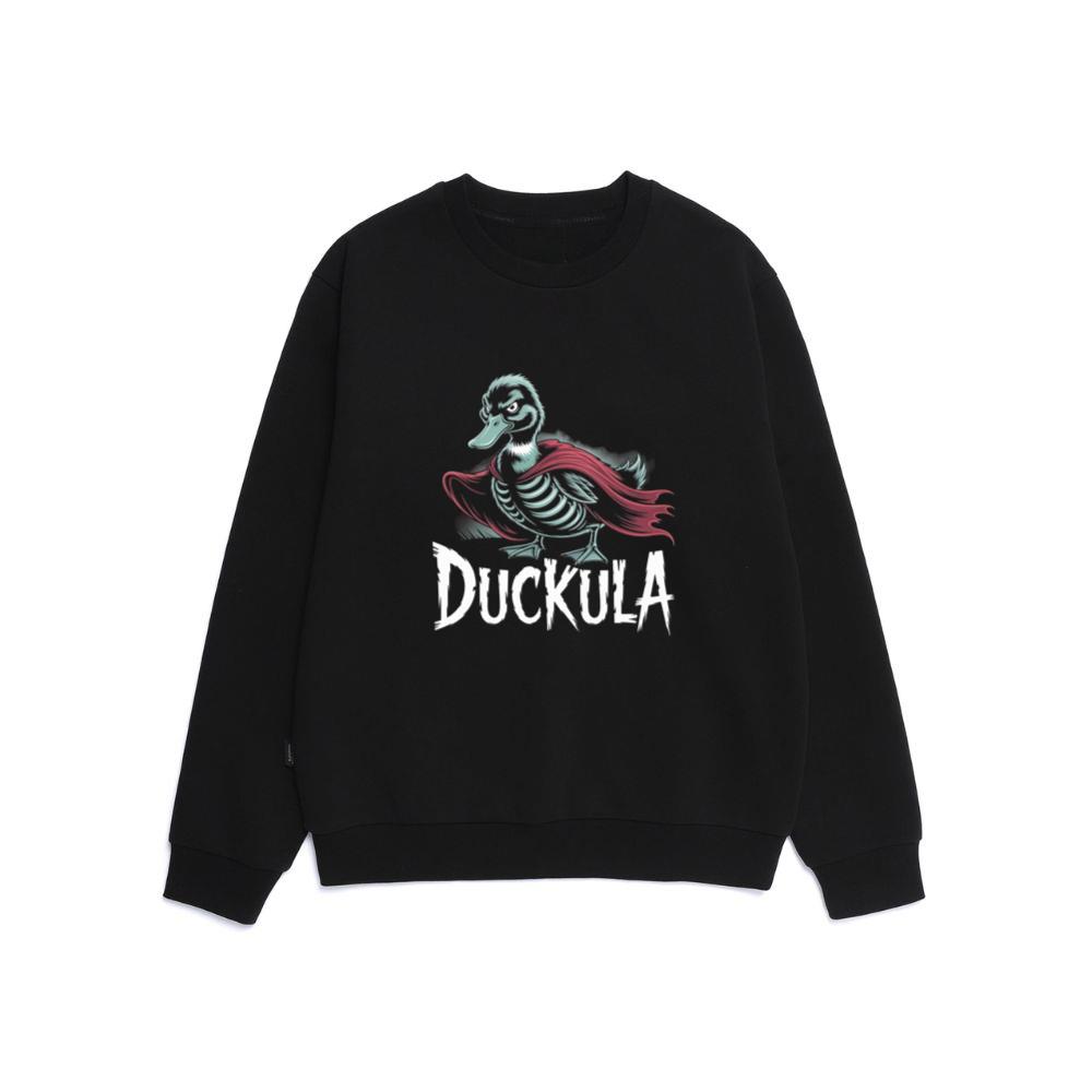 Duckula Skeleton Duck Horror Cartoon Graphic Sweatshirt