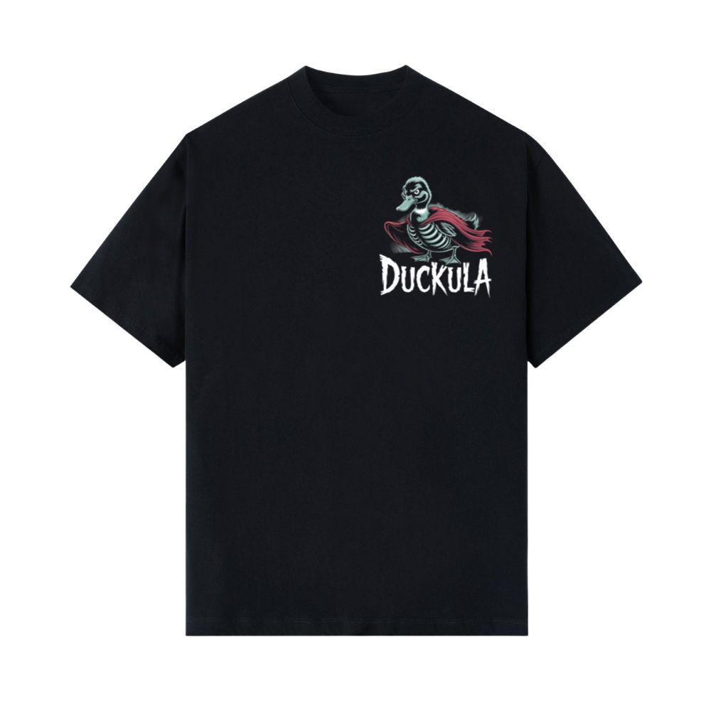 Duckula Skeleton Duck Horror Cartoon Graphic T-Shirt