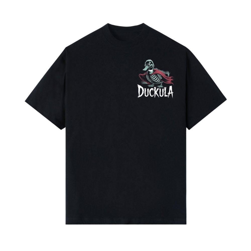 Duckula Skeleton Duck Horror Cartoon Graphic T-Shirt