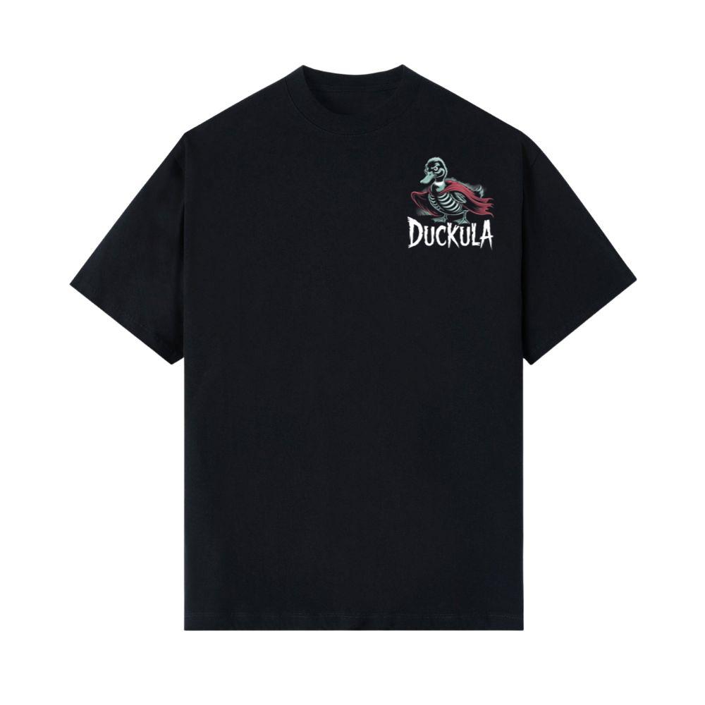 Duckula Skeleton Duck Horror Cartoon Graphic T-Shirt