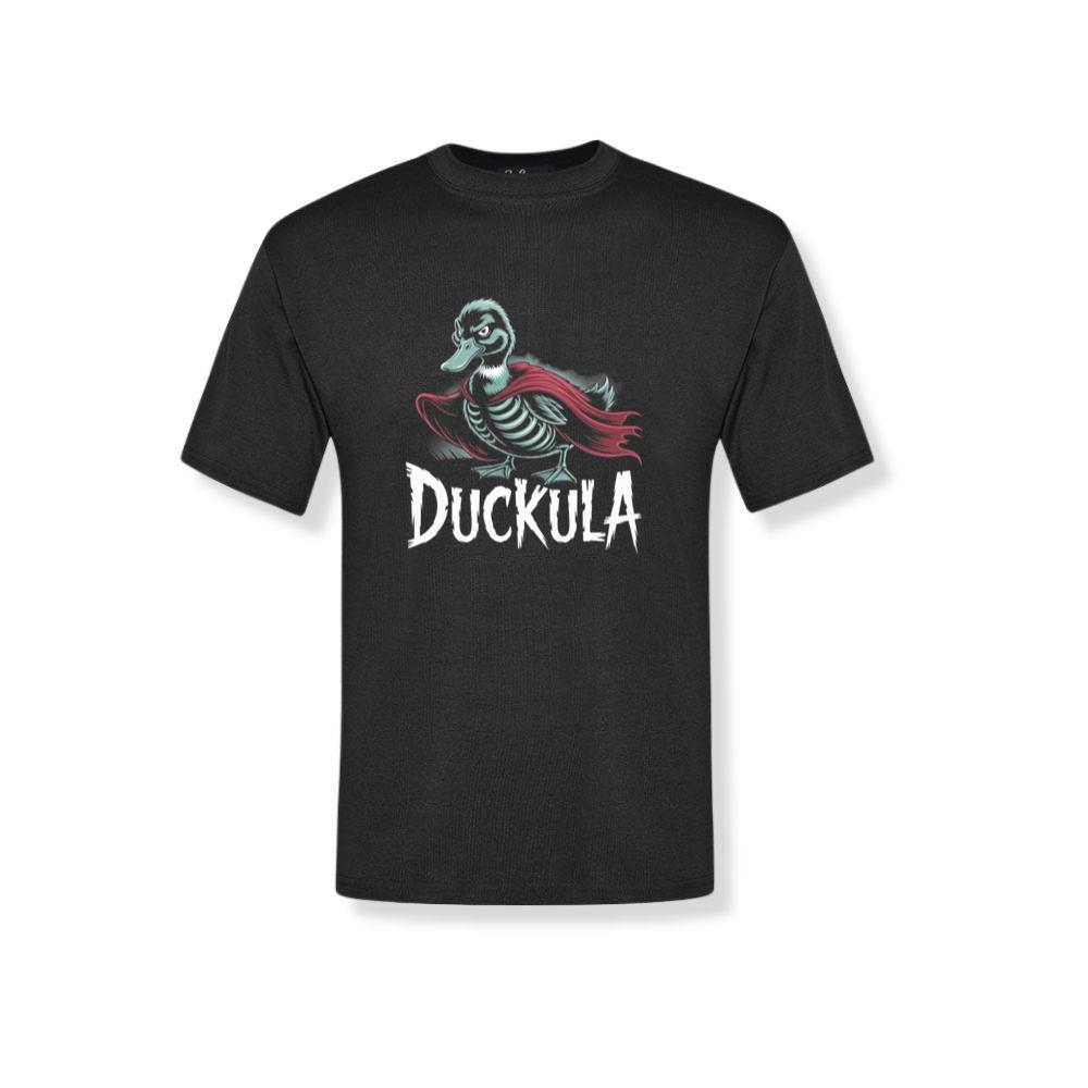 Duckula Skeleton Duck Horror Cartoon Graphic T-Shirt