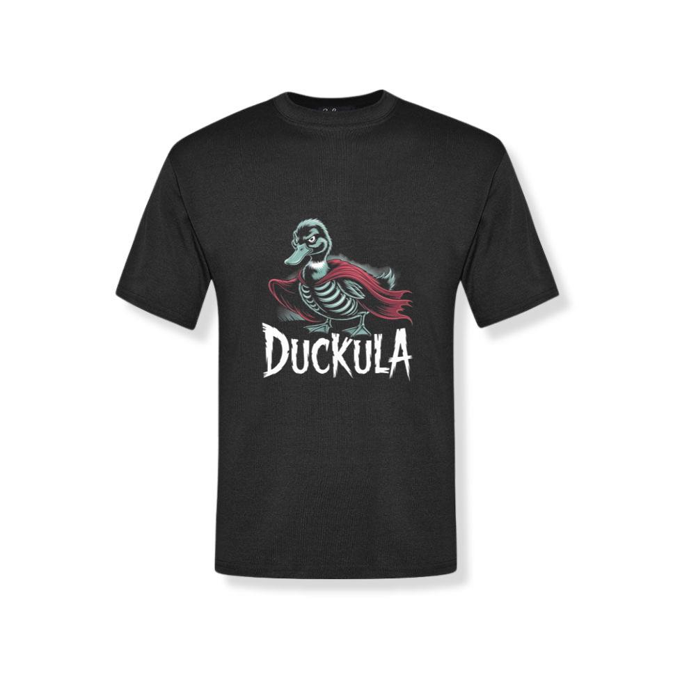 Duckula Skeleton Duck Horror Cartoon Graphic T-Shirt